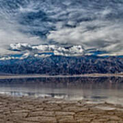 Badwater Reflection Art Print