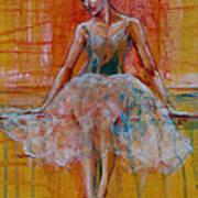 Ballerina In Repose Art Print