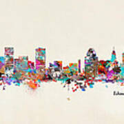 Baltimore Maryland Skyline Art Print