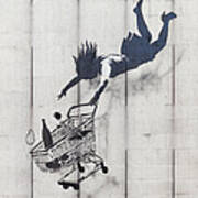 Banksy Shop Till U Drop Art Print