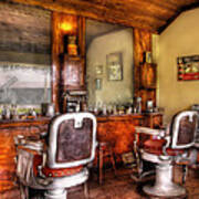 Barber - The Barber Shop Ii Art Print