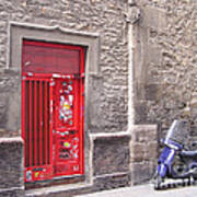 Barcelona Doorway Art Print
