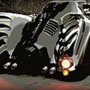 Batmobile 2 Art Print