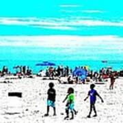 Beach Fun 3 Art Print