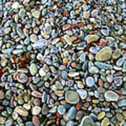 Beach Pebbles Art Print