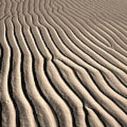 Beach Sand Ripples Art Print