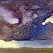 Beach Storm Cloud Art Print