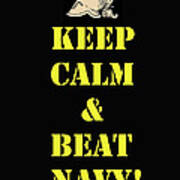 Beat Navy Art Print