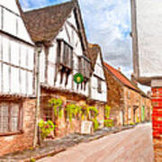 Beautiful Day In An Old English Village - Lacock Art Print
