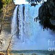 Beautiful Snoquomish Waterfalls Art Print