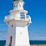 Beautiful Wairapa Point Lighthouse The Catlins Nz Art Print