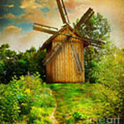 Beautiful Windmill Art Print