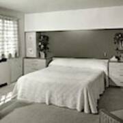 Bedroom Designed By Architect Robert F Swanson Art Print