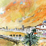 Benidorm Old Town Art Print