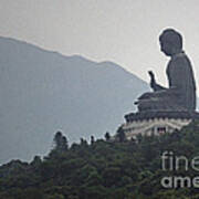 Big Buddha In Hong Kong Art Print