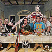 Bills Last Supper Art Print