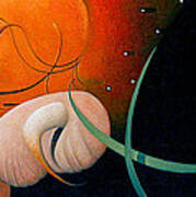 Birth Of A Tiger Lily Art Print