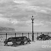 Black And White Swanage Pier Art Print