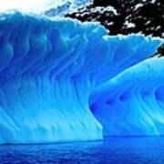 Blue Iceberg Art Print