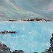 Blue Lagoon Iceland Art Print