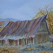 Blue Ridge Barn Art Print