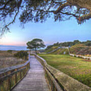 Boardwalk To History Art Print