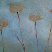 Botanical Poppies Art Print