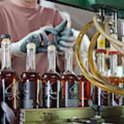 Bourbon Bottling Production Line Art Print