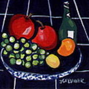 Bowl Of Fruit 1 Art Print