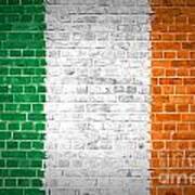 Brick Wall Ireland Art Print