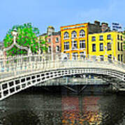 Bridge To Dublin Art Print