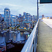 Bridge, Vancouver, British Columbia Art Print