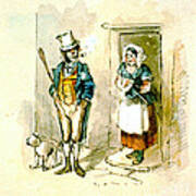 British Married Couple 1846 Art Print