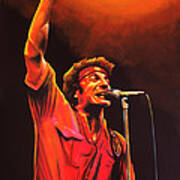 Bruce Springsteen Painting Art Print