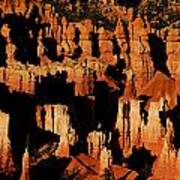 Bryce Canyon Hoodoos At Sunset Ii Art Print