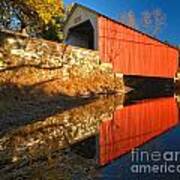 Bucks County 1871 Covered Bridge Art Print