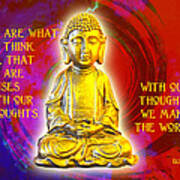 Buddha's Thoughts 2 Art Print