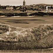 Bunker At St. Andrews Old Course Scotland Art Print
