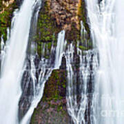 Burney Falls Closeup - One Of The Most Beautiful Waterfalls In California Art Print