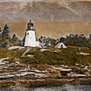 Burnt Island Lighthouse Art Print