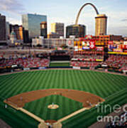 Busch Stadium Art Print