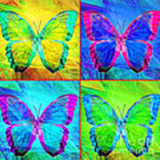 Butterfly Dsc2969 Four Square Art Print