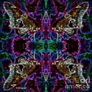 Butterfly Reflections 09 - Silver Spotted Skipper Reflections Art Print