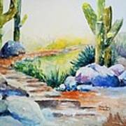 Cactus Trail Art Print