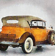 Cadillacc 1932 V12 370-a Phaeton Art Print