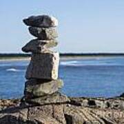 Cairn - Ogunquit Beach, Maine Art Print