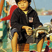 Cambodian Boy 01 Art Print