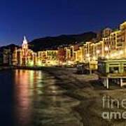 Camogli At Evening Art Print