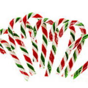 Candy Canes Art Print