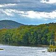 Canoeing The River Art Print